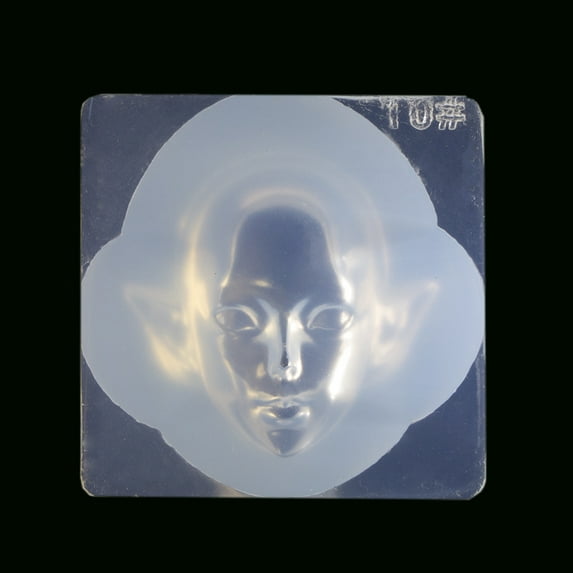 HOTYA 3D Human Face UV Crystal Epoxy Resin Mold Aroma Wax Plaster Candle Soap Mould