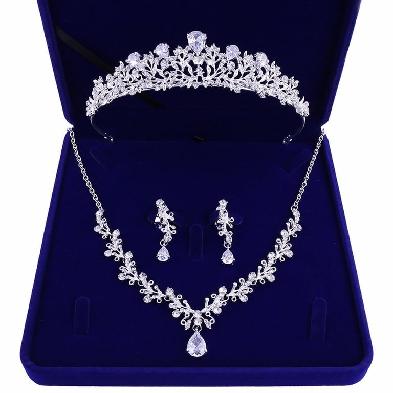 Crown and earrings to match Custom moon & stars earrings to match the whimsical crown I  main image 3