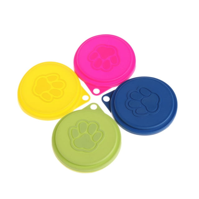 HOTYA Dog Can Covers Silicone Pet Wet Food Can Covers Storage Cap Lid