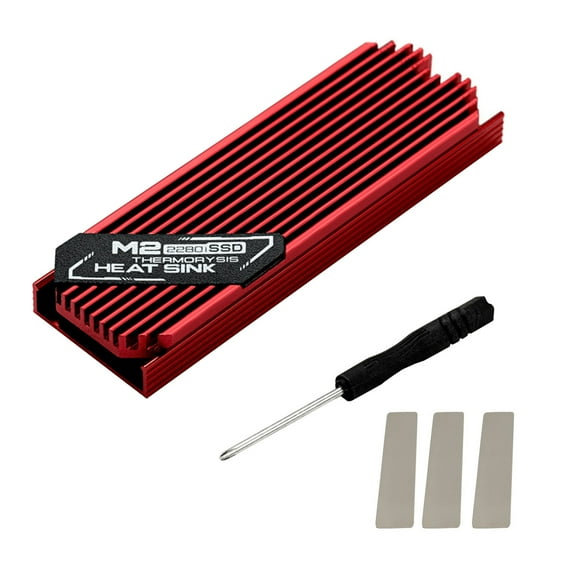 HOTYA HeatSink NVME PCI-E Heatsink Cooler M.2 2280 SSD Hard Disk Thermal Cooling Pad