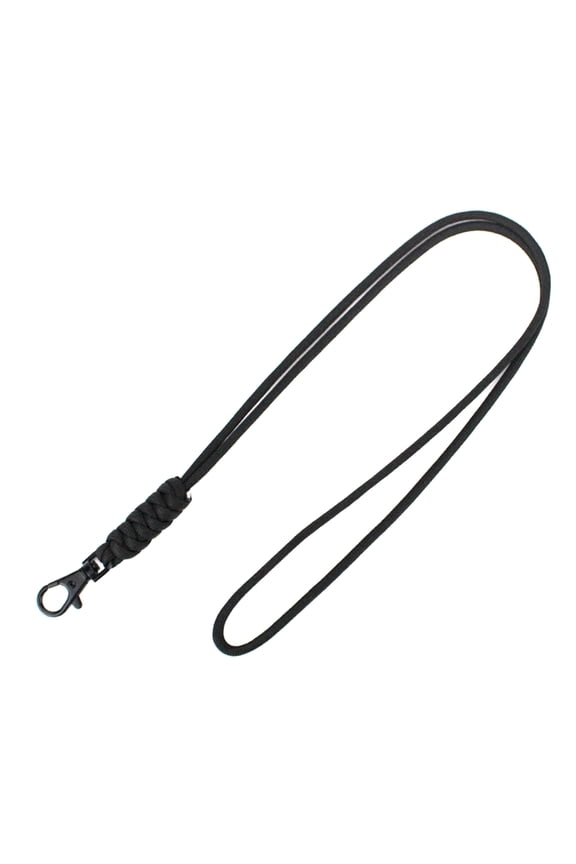 Paracord Lanyard Neck Strap Keychain Parachute Rope with Metal Hook for Outdoor