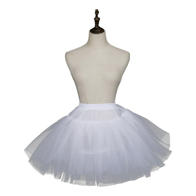 HOTYA Tulle Underskirt Crinoline Slips Girls Petticoat Underskirt Hoopless Crinoline - Walmart.com