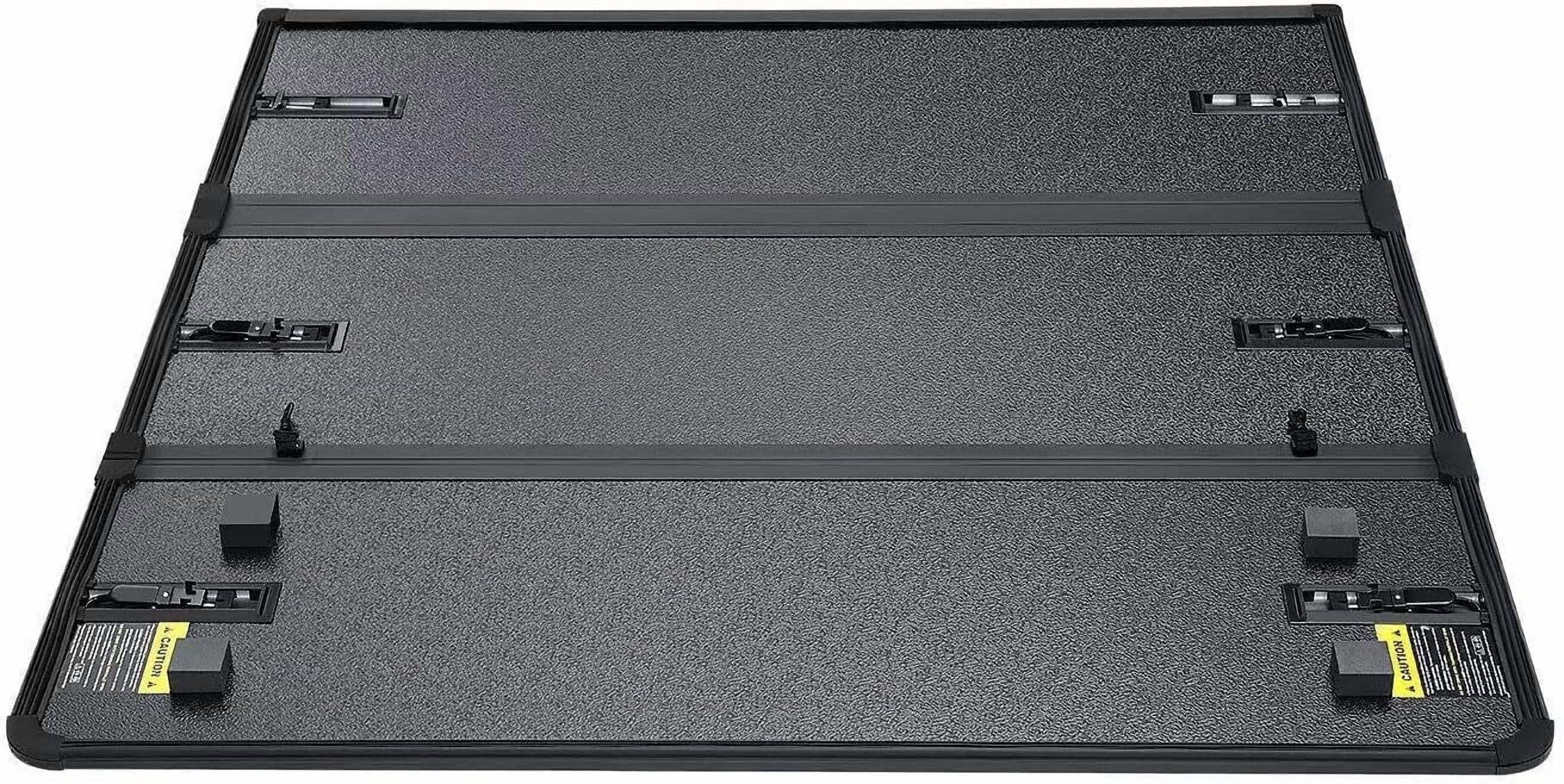HOUGEET 5FT Tri-Fold Hard Truck Bed Tonneau Cover Fit for 2020-2025 Jeep Gladiator On Top (60inch) All Weather