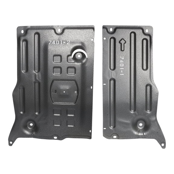 HOUGEET Engine Splash Shield Under Cover Fit for Tesla Model 3 2017–2025 for Model Y 2020–2025 Skid Plate Under Motor Guard Splash Shield Cover