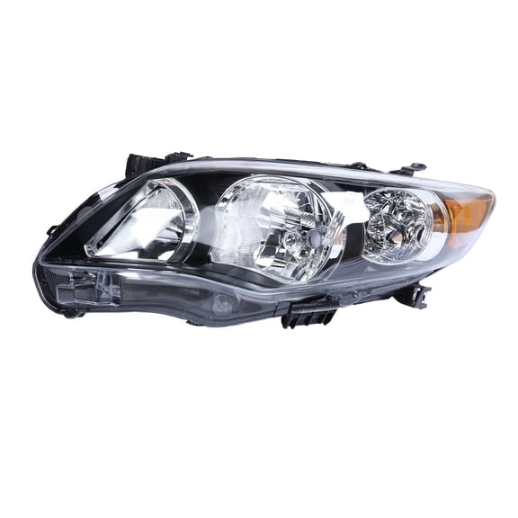 HOUGEET Headlights Assembly Chrome Fit for Toyota Corolla S/XRS 2011-2013 Left Drive Side 1 Pcs