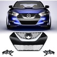 thumbnail image 1 of HOUGEET Front Grill Grille Fog Driving Light Lamp Pair Fit for 2016-2018 Nissan Maxima NI1200284 623104RA0A, 1 of 7