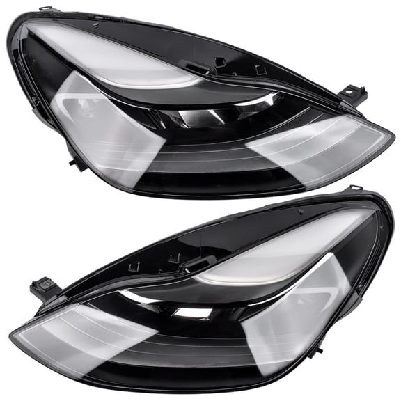 HOUGEET Full LED Headlights Assembly Fit for Tesla Model 3/Y 2021-2023 Left & Right Side