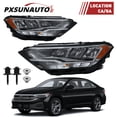 thumbnail image 1 of HOUGEET Headlight Assembly Fit for 2019-2023 Volkswagen Jetta Non-Projector LED Headlight Lamp Left Side and Right Side (LH+RH), 1 of 6