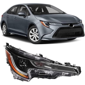 HOUGEET Headlight Fit for Toyota Corolla L LE 2020-2022, Headlamp Assembly Replacement Right Passenger Side