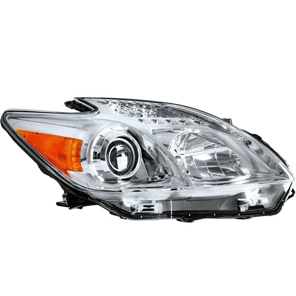 HOUGEET Headlight Fit for Toyota Prius 2012-2015 RH Lens Housing Halogen Right Passenger