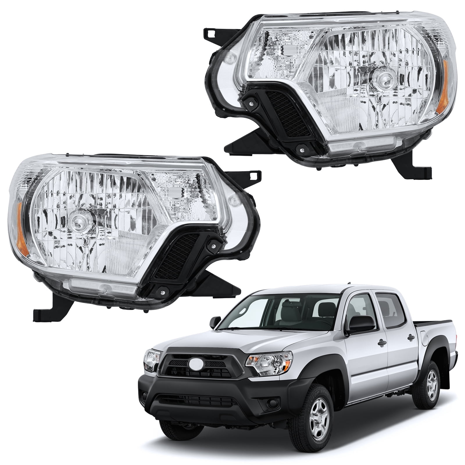 HOUGEET Headlights Assembly Pair Fits For Toyota Tacoma 2012 2013 2014 hougeet-headlights-assembly-pair-fits-for-toyota-tacoma-2012-2013-2014