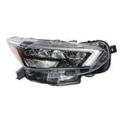HOUGEET LED Headlight Assembly Fit for Nissan Versa 2020-2022 - OE Factory Projector Headlamp, Right Passenger Side