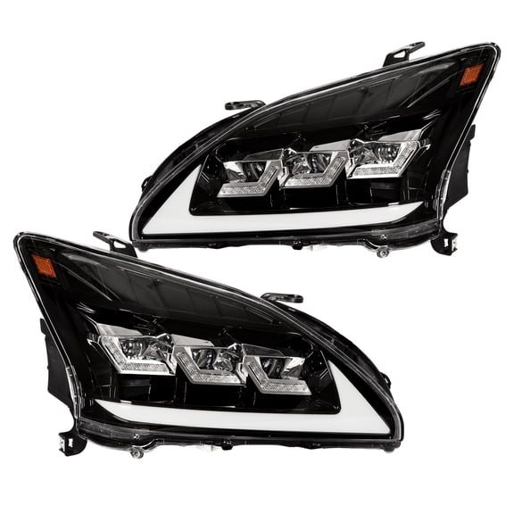 HOUGEET LED Headlight Fit for 2003-2008 Lexus RX350 RX300 Headlamps with AFS Left & Right Side