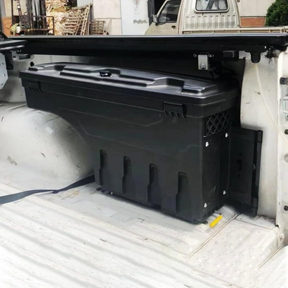 HOUGEET Tool Box for Truck Under Cover Swing Case Truck Bed Toolbox Fits for 2015-2023 Ford F-150 Passenger Side