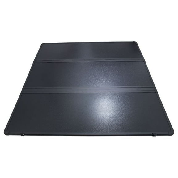 HOUGEET Tri-Fold Hard Truck Bed Tonneau Cover Fit for 2009-2025 Dodge Ram 1500 Pickup with LED – Durable Truck Bed Cover Accessories 5.7/5.8ft