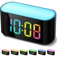 HOUSBAY Digital Alarm Clock for Bedroom, Large Display with Dimmer
