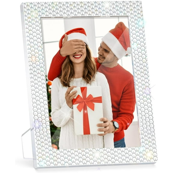 House Day 4x6 Acrylic Picture Frame, Magnetic Photo Frame, Photo Frame for Desktop Display Home Decor Farm Decor