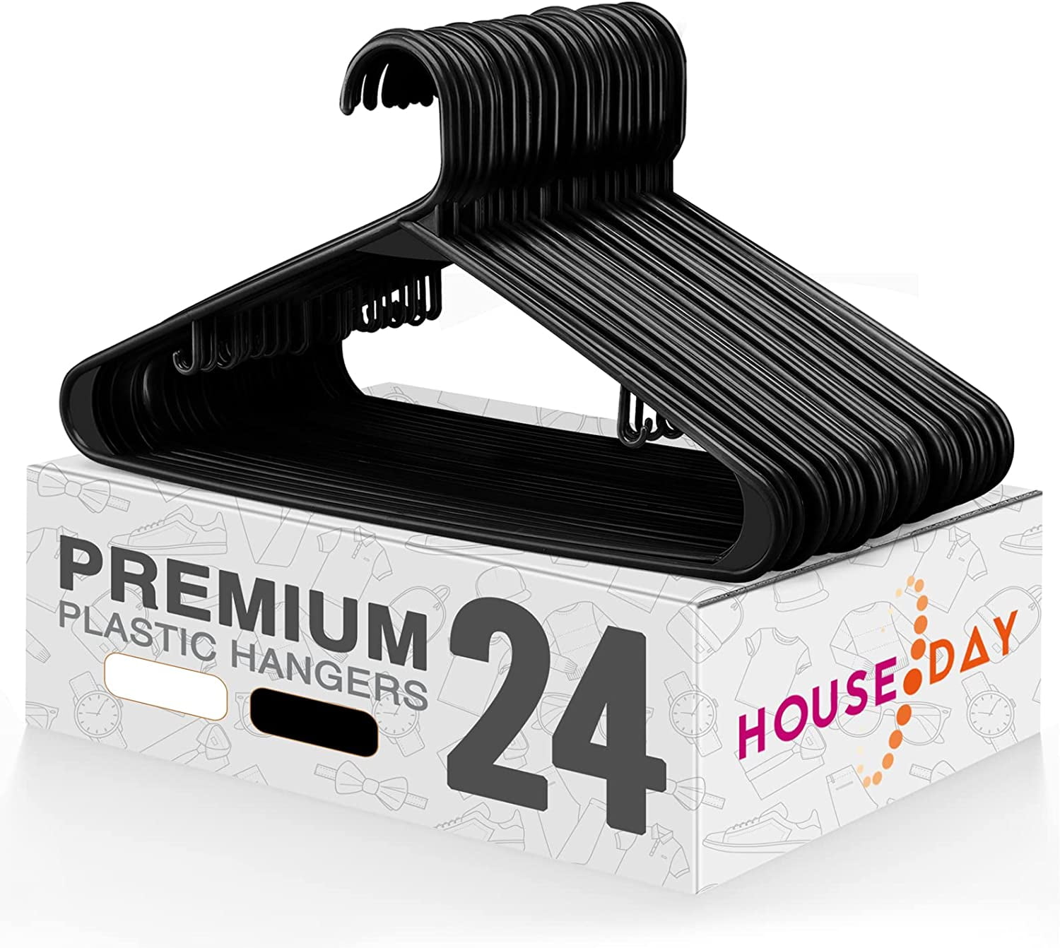 https://i5.walmartimages.com/seo/HOUSE-DAY-Black-Plastic-Adult-Hangers-16-5-24-Pack-Light-Weight-Space-Saving-Heavy-Duty-for-Laundry-Everyday-Use_f4a27f20-3d67-4c94-ae2d-df6f8fe24be2.0e4b1d1b6ce280651ab11d6470b0cd86.jpeg