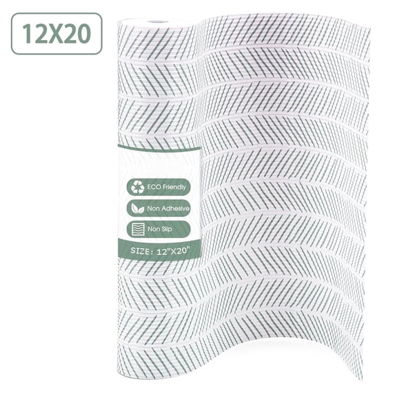 HOUSE DAY Shelf Liner, Non-Adhesive Liners for Kitchen Pantry Cabinets, 12" x 20FT Non Slip Shelf Liner Waterproof Shelf Liners for Cabinets and Drawers