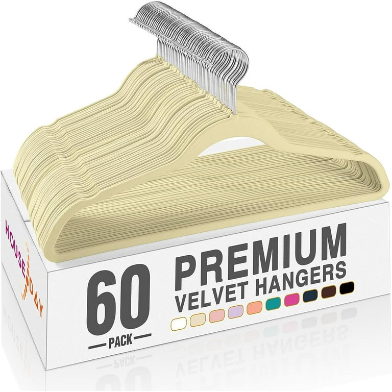 NEW~ Member's Mark ~ Elite-Quality Velvet Hangers 50 Pack~Heavy