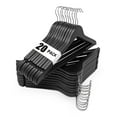 thumbnail image 1 of cozymood Wood Hangers, Clothes Hangers, Wooden Hanger, Premium Coat Hanger, 20 Pack, Black, 1 of 5