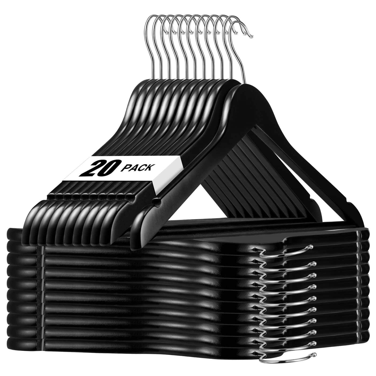 HOUSE DAY Wood Hangers, Clothes Hangers, Wooden Hanger, Premium Coat