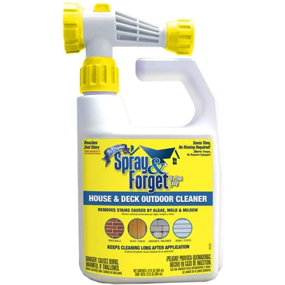 Spray & Forget House and Deck Cleaner Outdoor Deck Cleaner - Spray - 32OZ