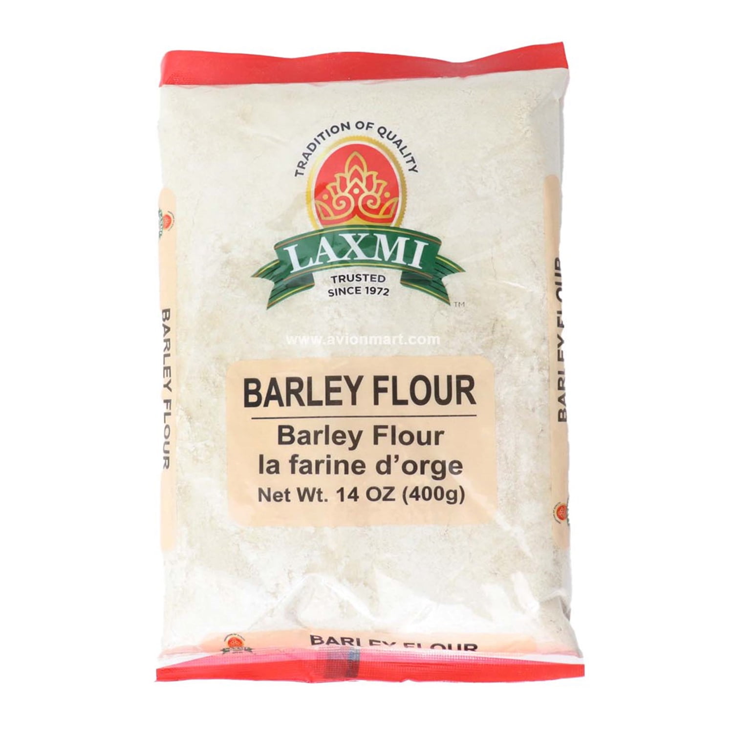 HOUSE OF SPICES Laxmi Barley Flour - 400 Grams (14oz)