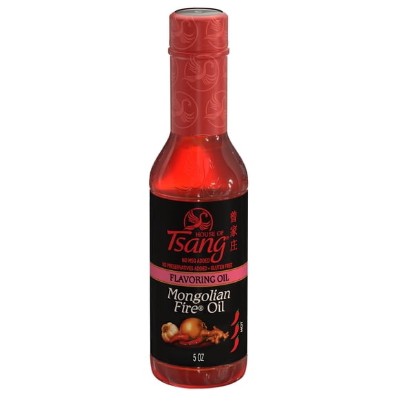 HOUSE of TSANG Mongolian Fire Oil, Shelf-Stable, 5 oz Glass Bottle