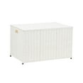 thumbnail image 1 of Household Essentials Large Woven Sturge Chest | Paper Rope | Arctic White, 1 of 5