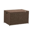 thumbnail image 1 of HOUSEHOLD ESSENTIALS Decorative Wicker Paper Rope Storage Chest, 1 of 5