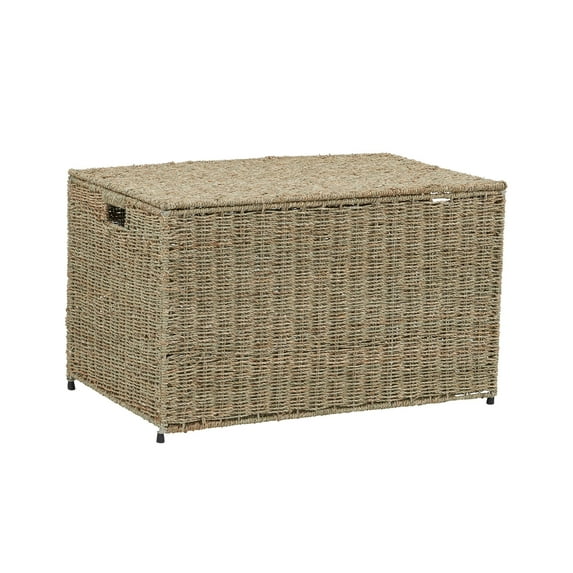 Household Essentials Large Wicker Sturge Chest | Seagrass | Natural