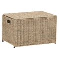 thumbnail image 1 of Household Essentials Wicker Chest, Decorative Seagrass Storage Chest for Home Organization, 1 of 5