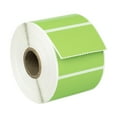 thumbnail image 1 of HOUSELABELS 2.25" x 1.25" Green Address Labels on 1" Core Compatible With Zebra and Rollo Printers, 6 Rolls / 1,000 Labels per Roll, 1 of 8