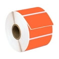 thumbnail image 1 of HOUSELABELS 2.25" x 1.25" Orange Address Labels on 1" Core Compatible With Zebra and Rollo Printers, 6 Rolls / 1,000 Labels per Roll, 1 of 8