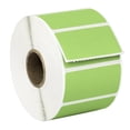 thumbnail image 1 of HOUSELABELS 2" x 1" Green Barcode Labels on 1" Core Compatible With Zebra and Rollo Printers, 40 Rolls / 1,300 Labels per Roll, 1 of 8