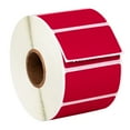 thumbnail image 1 of HOUSELABELS 2" x 1" Red Barcode Labels on 1" Core Compatible With Zebra and Rollo Printers, 9 Rolls / 1,300 Labels per Roll, 1 of 8