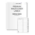 thumbnail image 1 of HOUSELABELS 20-up Shipping Labels (4" x 1") For Laser and Inkjet Printers, 100 Sheets, 1 of 6