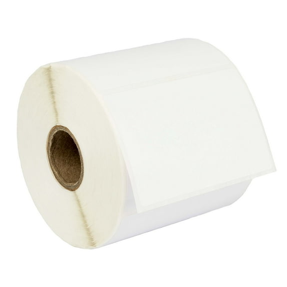 HOUSELABELS 3" x 2" Large Barcode Labels on 1" Core Compatible With Zebra and Rollo Printers, 1 Roll / 750 Labels per Roll