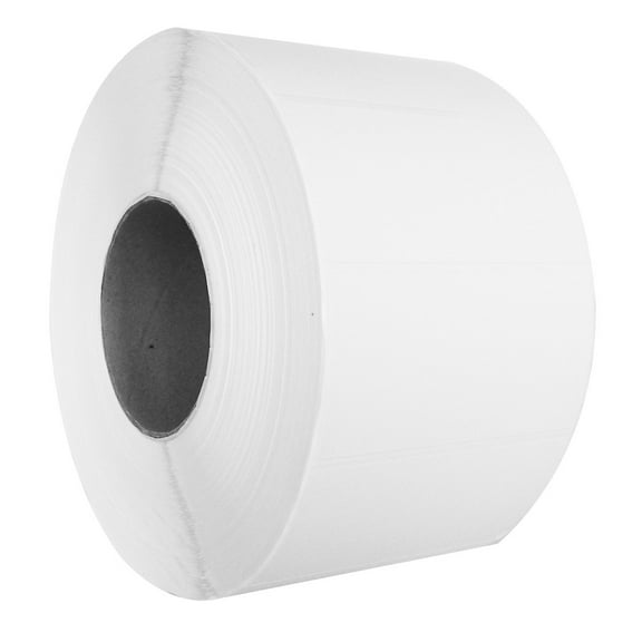 HOUSELABELS 4" x 2" Large Retail Labels on 3" Core Compatible With Zebra and Rollo Printers, 1 Roll / 2,800 Labels per Roll