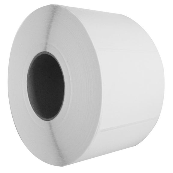 HOUSELABELS 4" x 3" Shipping Labels on 3" Core Compatible With Zebra and Rollo Printers, 24 Rolls / 1,950 Labels per Roll