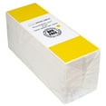 thumbnail image 1 of HOUSELABELS 4" x 6" Yellow Fanfold Shipping Labels Compatible With Zebra and Rollo Printers, 1 Stack / 2,000 Labels per Stack, 1 of 8