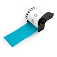 thumbnail image 1 of HOUSELABELS Compatible with DK-2205 Replacement Roll for Brother QL Label Printers; BLUE Continuous Length Labels; 2-4/9" x 100 feet (62mm*30.48m) with PRELOADED CARTRIDGE - 20 Rolls, 1 of 8