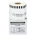 thumbnail image 1 of HOUSELABELS Compatible with DK-2205 Replacement Roll for Brother QL Label Printers; Removable Adhesive Continuous Length Labels; 2-4/9" x 100 feet (62mm*30.48m) - 19 Rolls, 1 of 7
