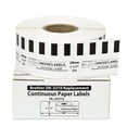 thumbnail image 1 of HOUSELABELS Compatible with DK-2210 Replacement Roll for Brother QL Label Printers; Continuous Length Labels; 1-1/7" x 100 feet (29mm*30.48m) - 48 Rolls, 1 of 7
