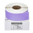 thumbnail image 1 of HOUSELABELS Compatible DYMO 30252 LAVENDER Address Labels (1-1/8" x 3-1/2"), strong permanent adhesive, compatible with DYMO LW 450, 4XL, Rollo & Zebra Desktop Printers, 24 Rolls /8400 Labels, 1 of 9