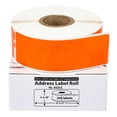 thumbnail image 1 of HOUSELABELS Compatible DYMO 30252 ORANGE Address Labels (1-1/8" x 3-1/2"), strong permanent adhesive, compatible with DYMO LW 450, 4XL, Rollo & Zebra Desktop Printers, 32 Rolls /11200 Labels, 1 of 9