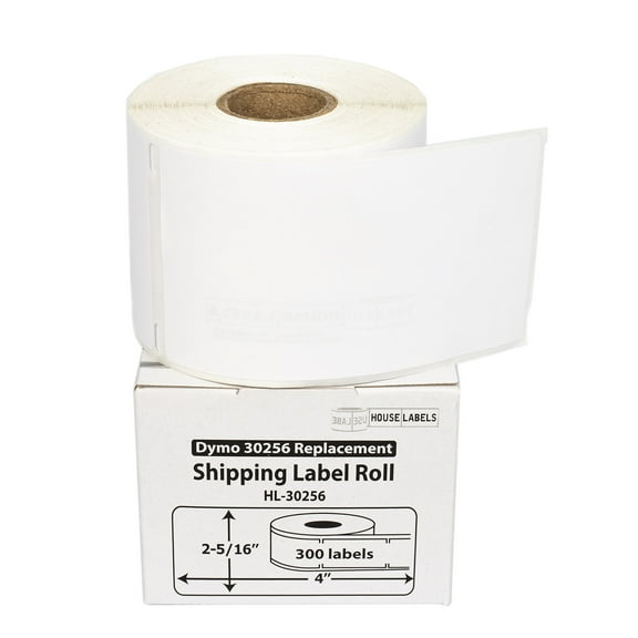 HOUSELABELS Compatible DYMO 30256 Shipping Labels (2-5/16" x 4"), strong permanent adhesive, compatible with DYMO LW 450, 4XL, Rollo & Zebra Desktop Printers, 13 Rolls /3900 Labels
