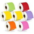 thumbnail image 1 of HOUSELABELS Compatible DYMO 30256 YL, YL, GN, RD, LAV, OR, PK Shipping Labels (2-5/16"x4"), permanent adhesive, compatible with DYMO LW 450, 4XL, Rollo & Zebra Desktop Printers, 7 Rolls /2100 Labels, 1 of 8