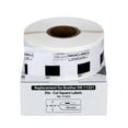 thumbnail image 1 of HOUSELABELS Compatible with DK-1221 Replacement Roll for Brother QL Label Printers; 1,000 Square Labels; 29/32" x 29/32" (23mm*23mm) - 100 Rolls, 1 of 7